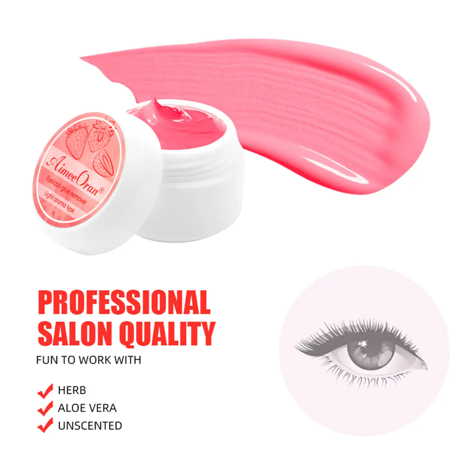 Gentle Eyelash Extension Remover Quickly Dissolves Powerful Eyelash Extension Glue Suitable for All Skin Types