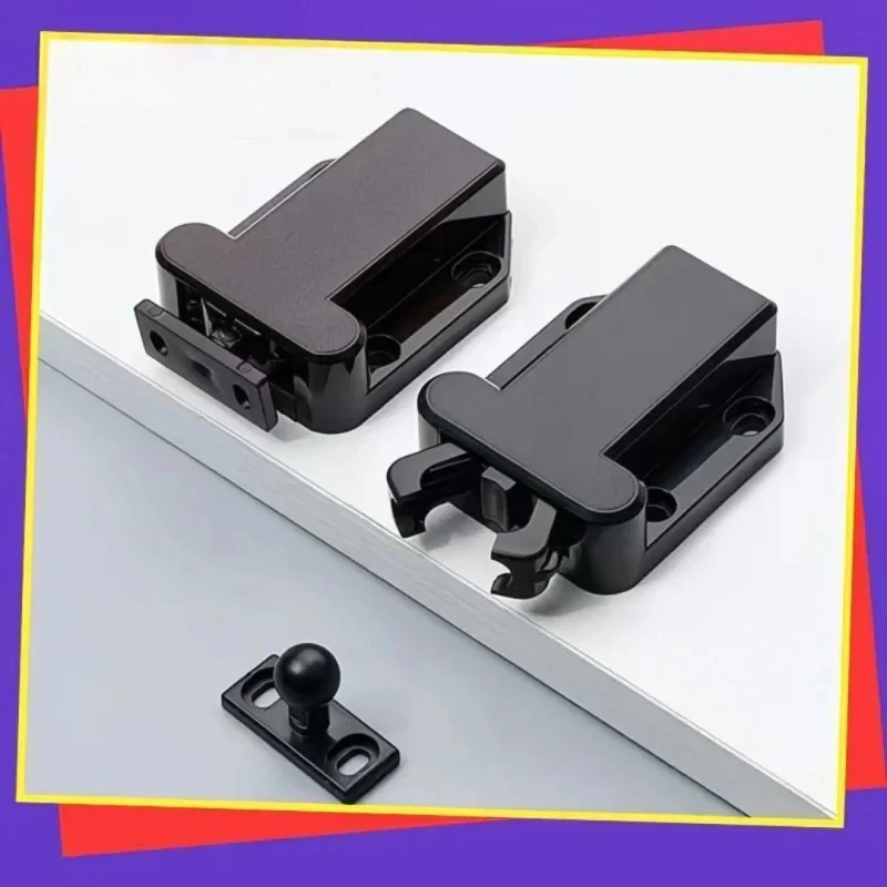 Push To Open Cabinet Catch Non Magnetic Touch Latches Door Stop Rebound Self Locking Device For Cupboard Drawer Wardrobe
