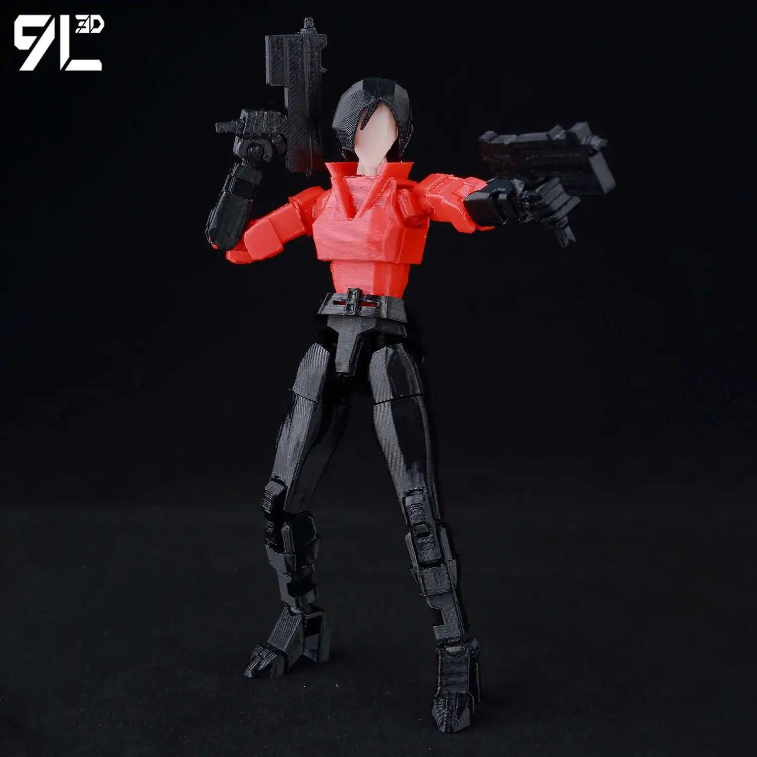 9L3D Printed Multi-Joint Articulated Lucky Dummy 13 Action Figure - Resident Evil Game Character Ada Wong Collectible Model Toys