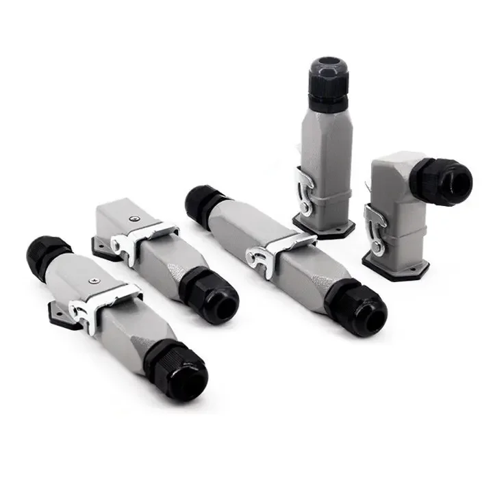 Industrial 5-pin plug: 5-pin German standard connector. Hot runner mold single point docking socket