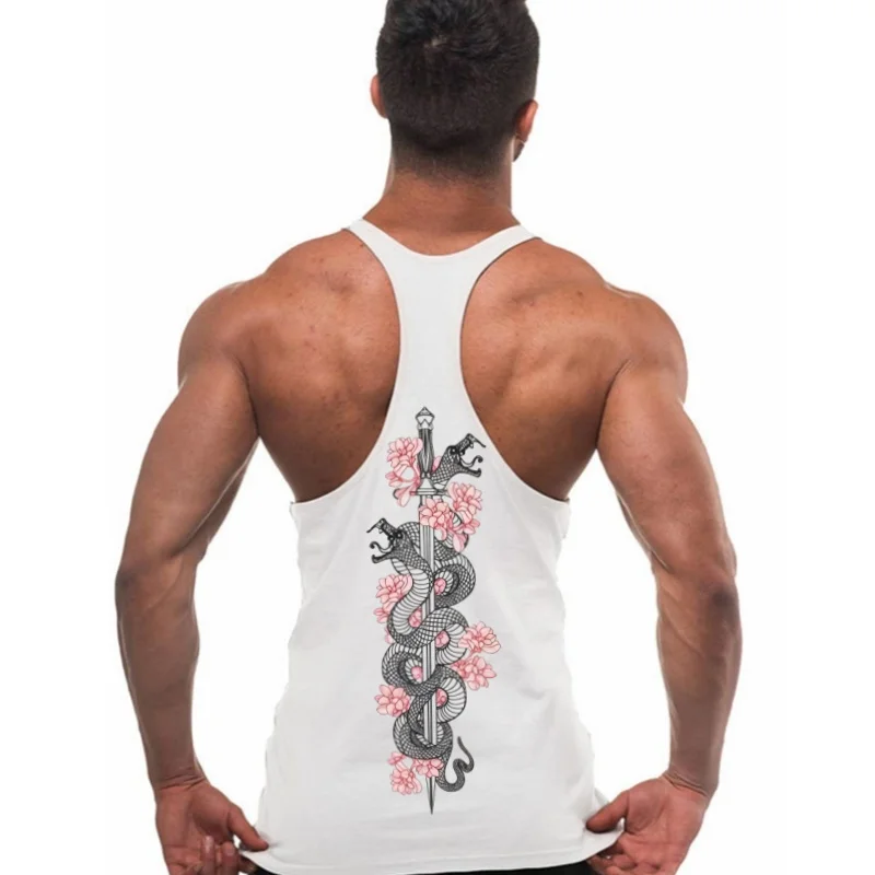 

Мужская майка для спортзала — жилет-стрингер для бодибилдинга, функциональная майка из чистого хлопка для всех уровней тренировки и сеансов тренировок