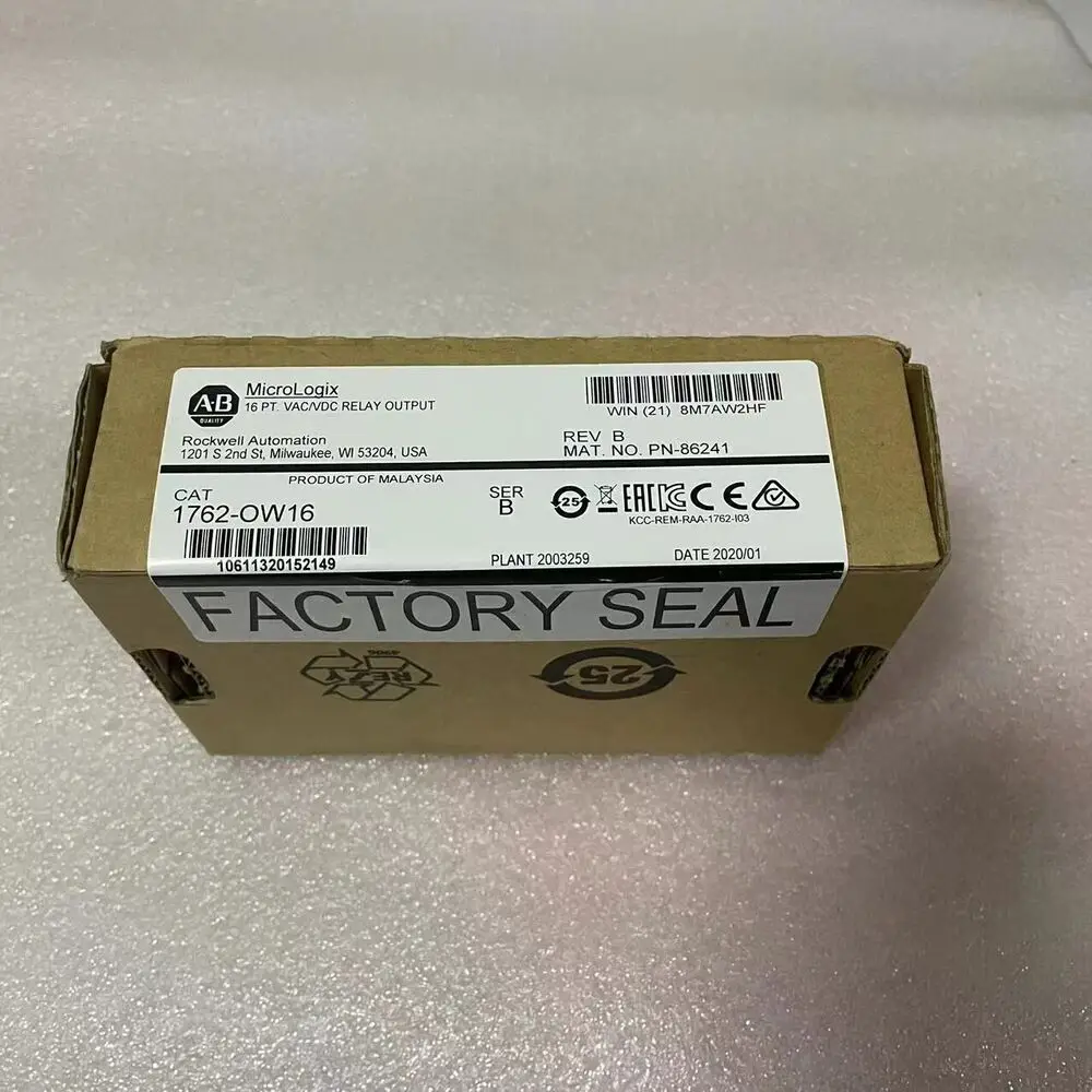 1762-OW16 MicroLogix 16 Point Relay Output Module New in box