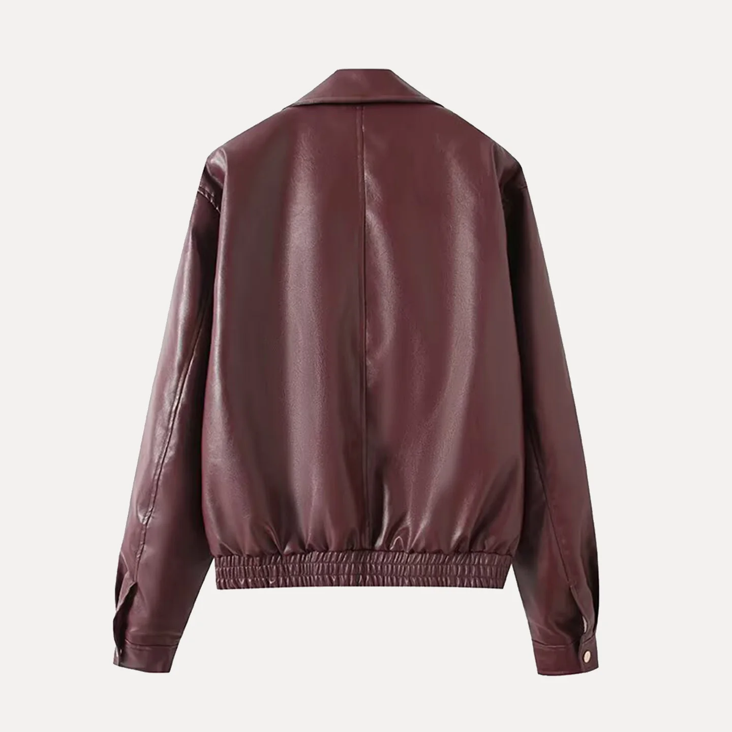 Chaqueta de cuero hoada informal para mujer, sensación Premium, novedad de otoño, marca Z, estilo de viaje, manga larg...