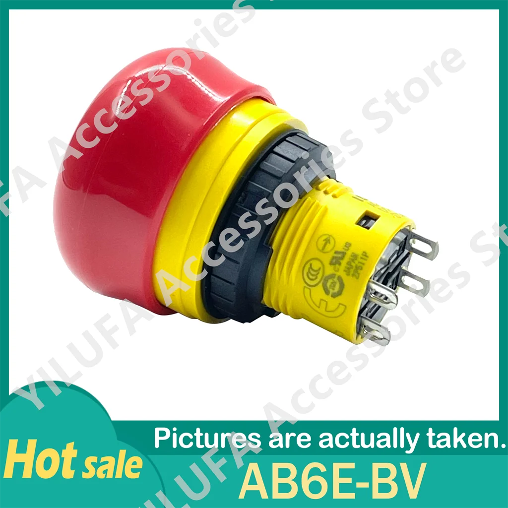 Emergency Stop Push Button Switch AB6E-3BV01PRM AB6E-3BV02PRM AB6E-BV