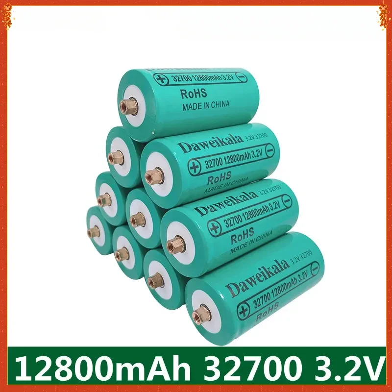 

New 32700 12800mAh 3.2V lifepo4 Rechargeable Battery Professional Lithium Iron Phosphate Power Battery with screw