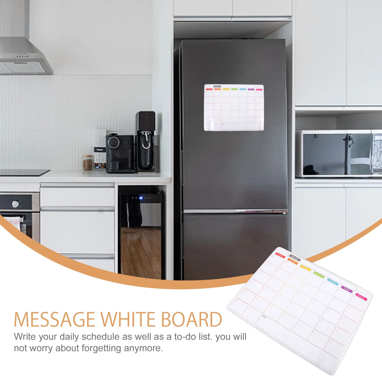 Magnetic Pet Whiteboard Notepad For Fridge Iron Surfaces Reusable Message Board Self Adhesive Memo Pad Kitchen Office Home