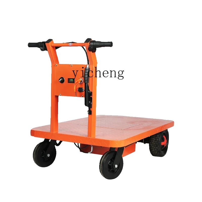 

Tqh Dray Trolley New Four-Wheel Truck Inverted Donkey Warehouse Logistics into Elevator Cargo Truck