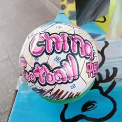 Size 3/4/5 Football Kids DIY Coloring Painted Soccer White Signable Advertisable Outdoor Football Training Match Boys Gift
