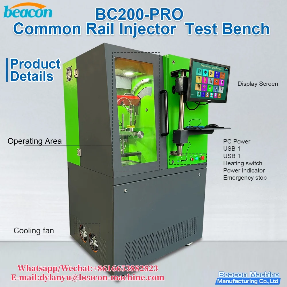 High‑Precision Common Rail Diesel Injector Calibration Test Bench Fuel Injector Testing Equipment For Repair Workshop