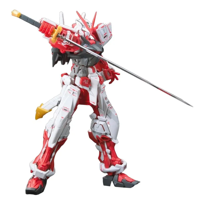 Bandai Original RG Standard Version 19 Gundam Astray Red Frame Anime Action Figure Assembly Model Toys Gifts For Childre