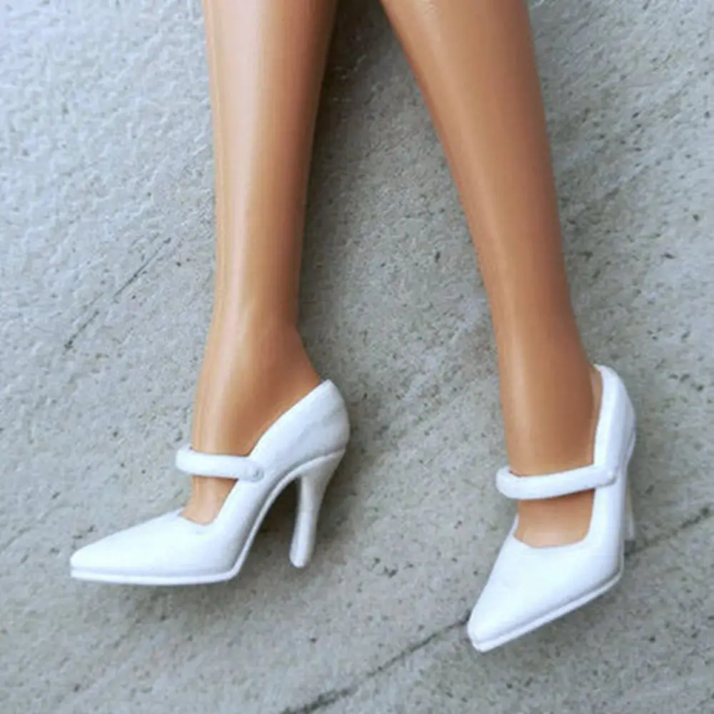 Plastic Foot Length 2.2cm Fashion  Shoes High Heels Shoes 1/6 Dolls Boot Accessories