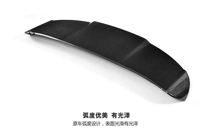 For Audi Q7 sQ7 2016-2018 high quality Carbon Fiber rear boot Wing Spoiler Rear Roof Spoiler Wing Trunk Lip Boot Cover