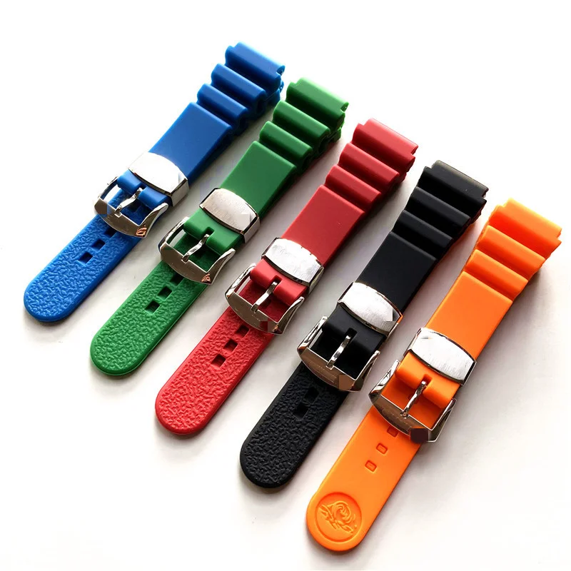 

Seiko Silicone Watch Strap For SEIK SPR009 Abalone Mini MM5 Canned Diving 20 22mm Color Options Fashionable And Versatile