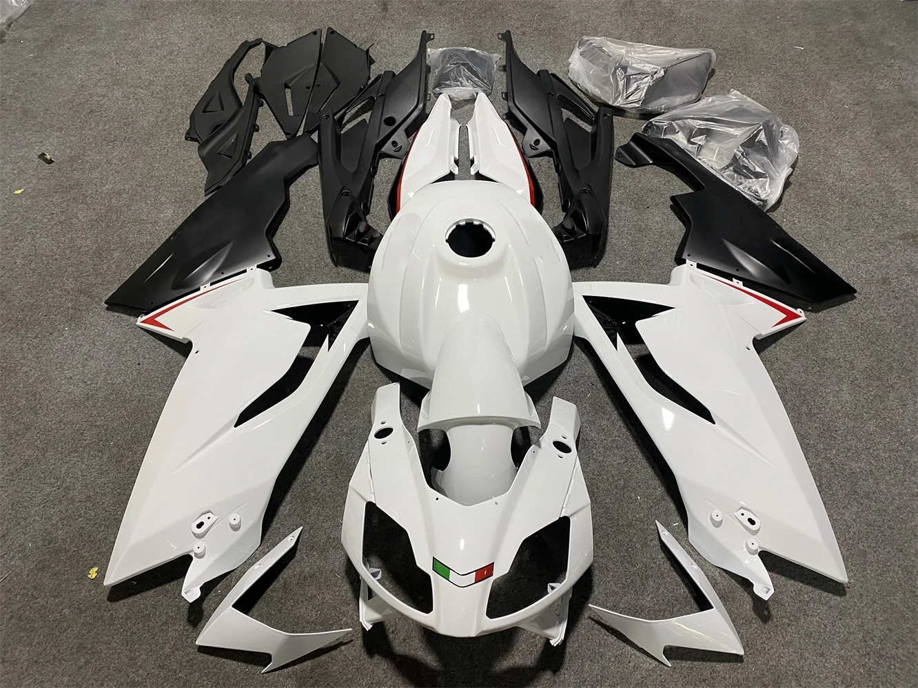 New ABS Motorcycle Fairings Kit Fit For Aprilia RS125 2006 2007 2008 2009 2010 2011 Bodywork Set Custom Smooth white