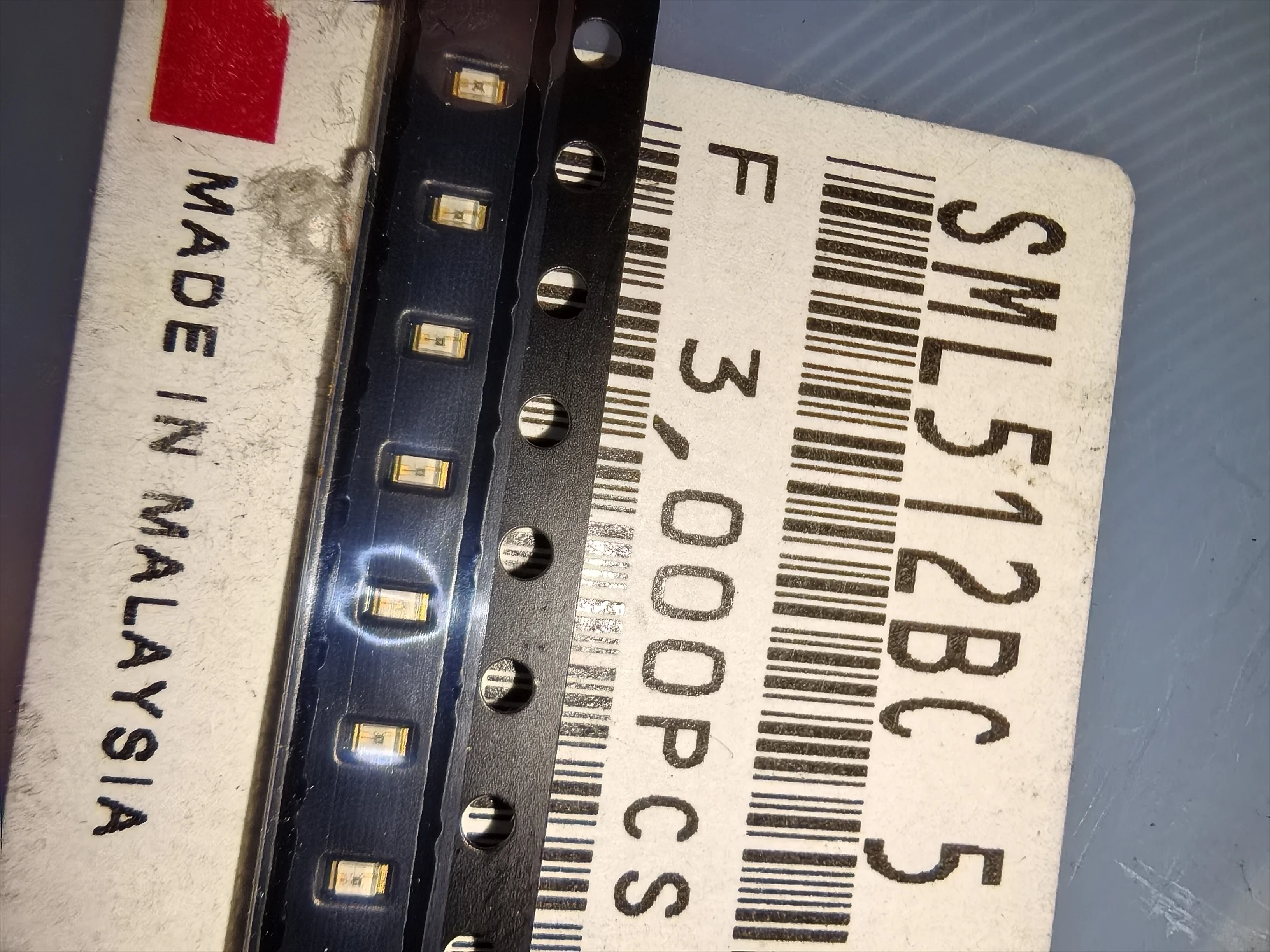 

50Pcs/SML512BC5TT86 LED lamp beads 0603 blue, wavelength 470nm high-brightness LED