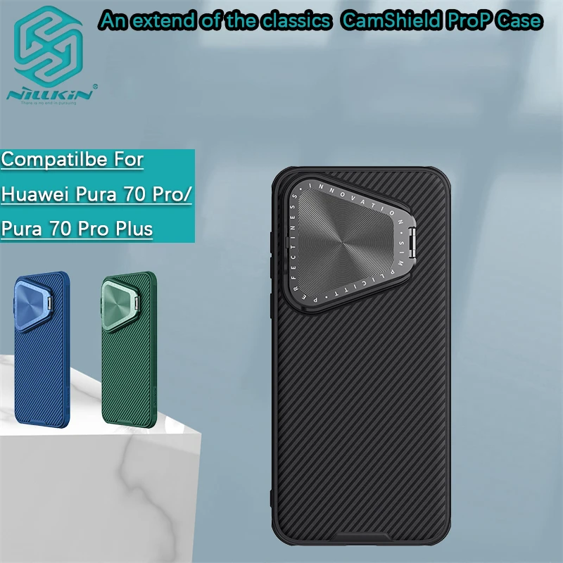

Чехол для Huawei Pura 70 Pro Plus/Pura 70 Pro + Nillkin CamShield ProP, чехол из ТПУ и поликарбоната для телефона, защитный чехол