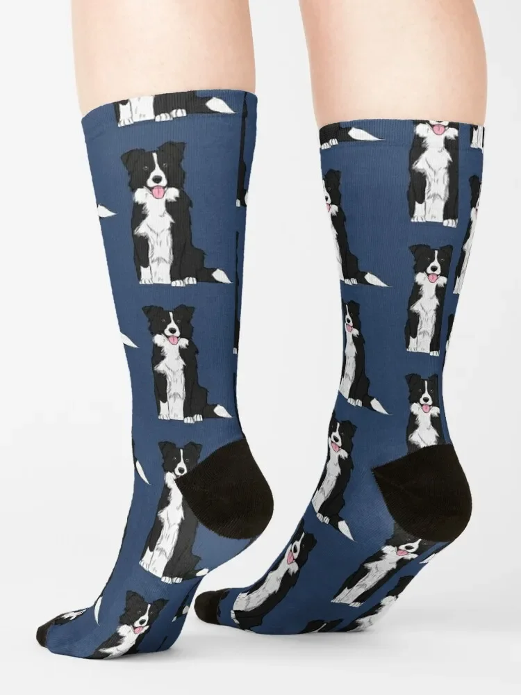 Border Collie Socken Fußball Anti-Rutsch-Golf Weihnachten Strumpf Herren Socken Luxus Frauen