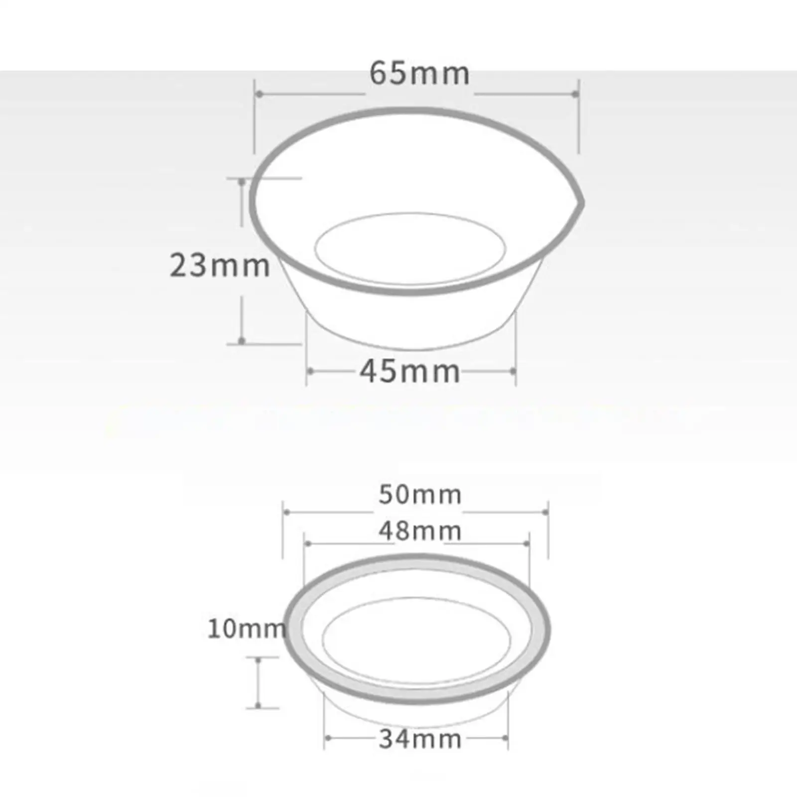 Metal Makeup Palette Round Paint Tray Pigment Mixing Cups for Artists Kids Adults Watercolor Craft Use