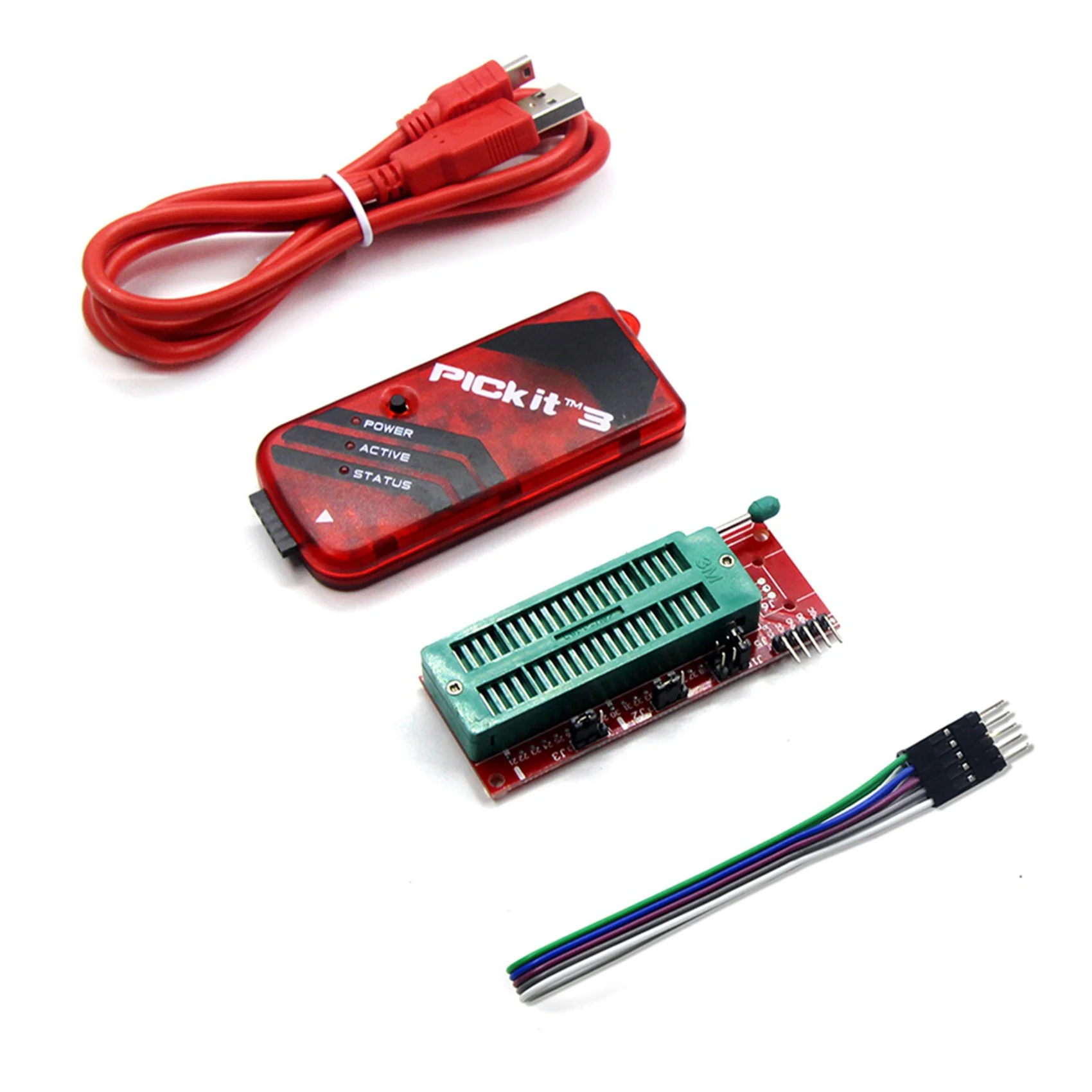 Solid 2X PICKIT3 Programmer Universal PIC ICD2 Pickit 2 PICKIT 3 Programming Adapter Seat