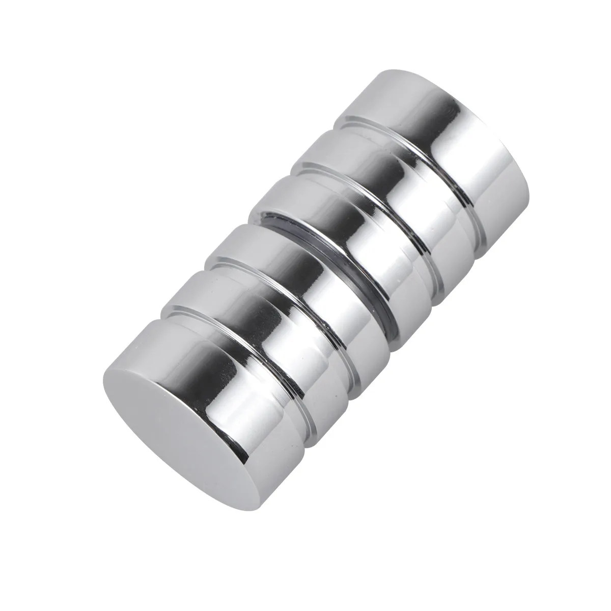 1Pcs 30x30mm Premium Zinc Alloy Pull Handle Stainless Steel Look Drawer Knob for Glass Door Cabinet Wardrobe Bin Modern Hardware