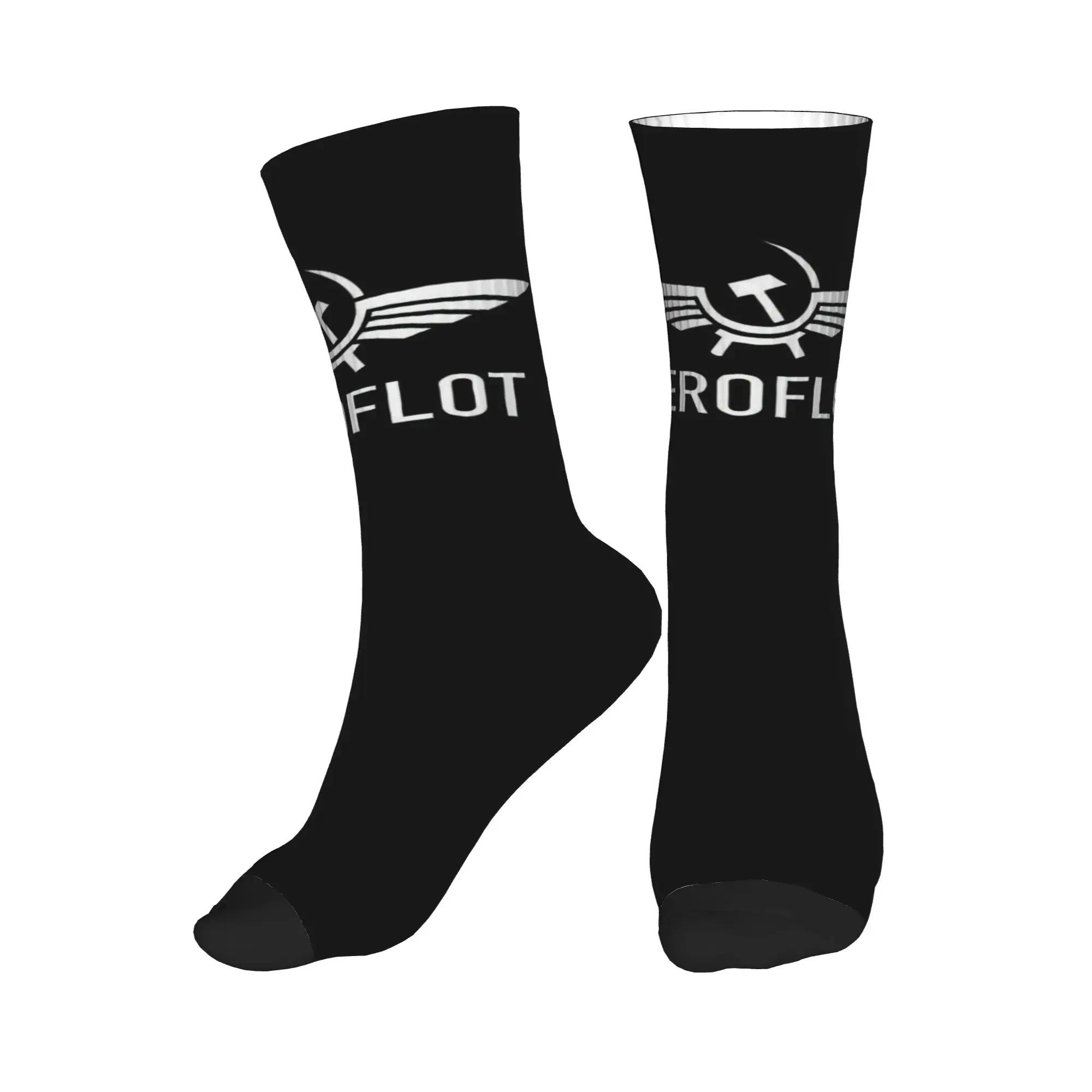 

Всесезонные модные носки средней длины для мужчин и женщин: авиационные, космические, для пилотов, авиаторов, спортсменов, в стиле Aeroflot Aviation Russe