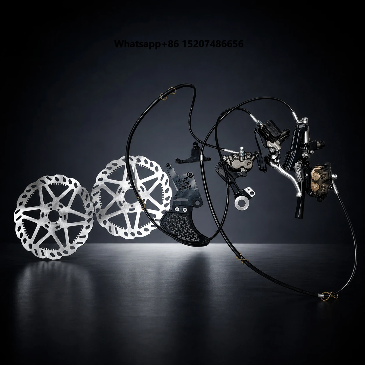 Ultra Bee Front/Rear Brake Assembly Kit with Aluminum Alloy Brake Disc Rotor for Light Bee