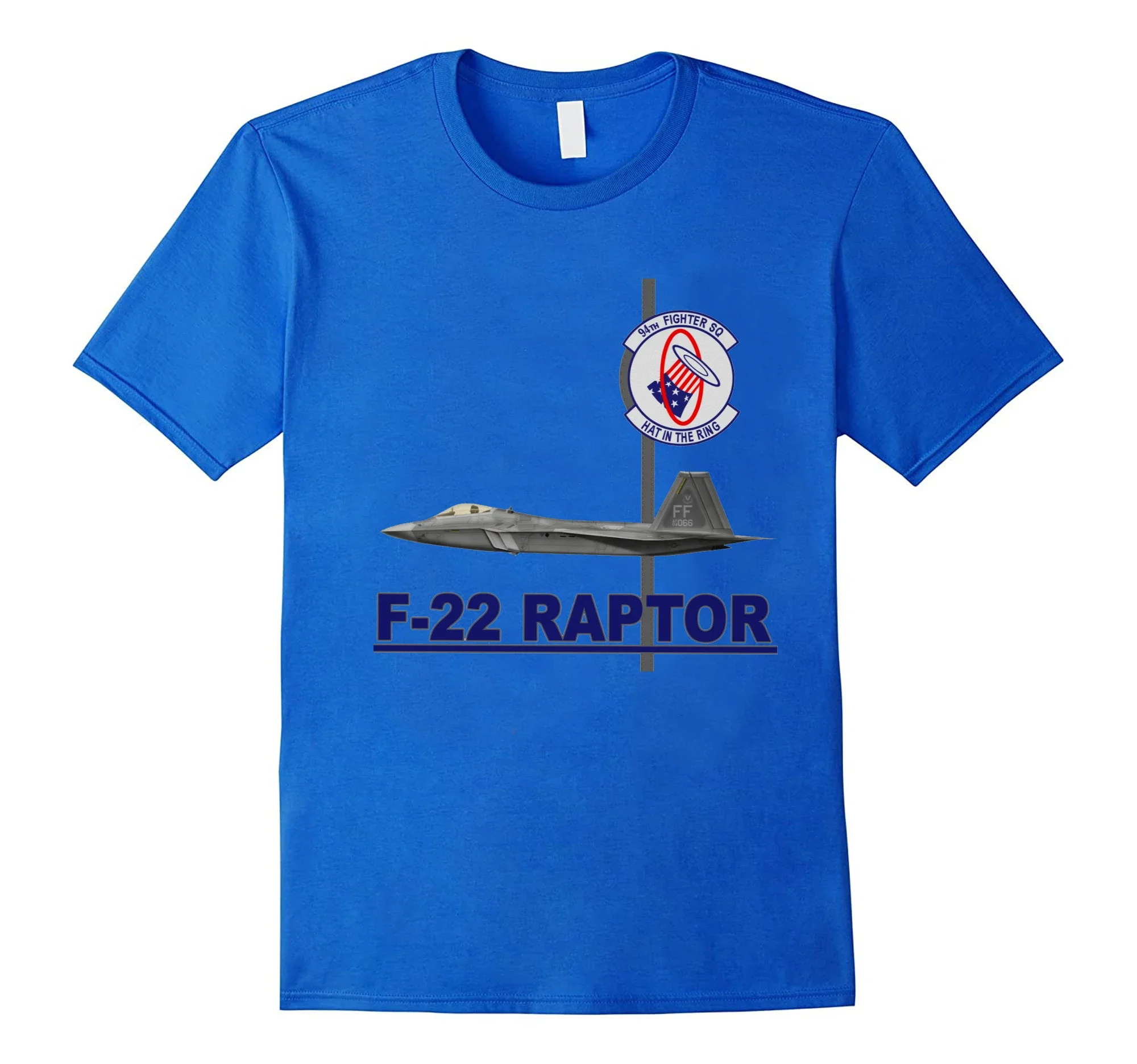 Summer Cotton O-Neck Short Sleeve Mens T Shirt New S-5xl US Air Force 94th Fighter Squadron F-22 Raptor T-Shirt. oversized funny