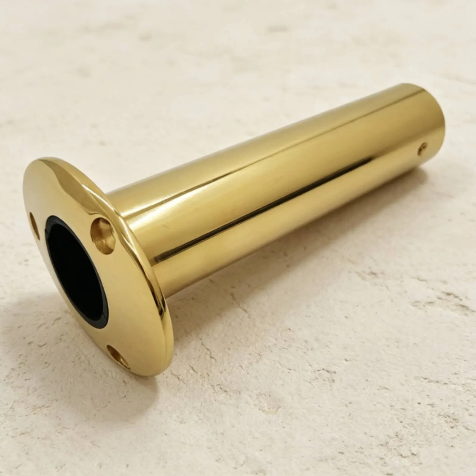 

Stainless Steel Rod Holder Corrosion Resistant Boat Rod Holder Marine Gear Easy to Install Rubber Insert for Yacht
