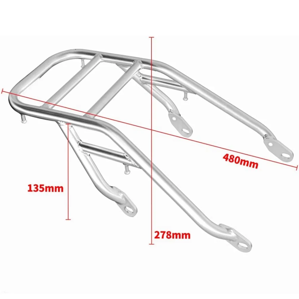 For Honda Rebel CM CMX 300 500 2017-2024 2023 CMX500 Motorcycle Luggage Rack Saddlebag Rear Tail Rack Suitcase Carrier Board