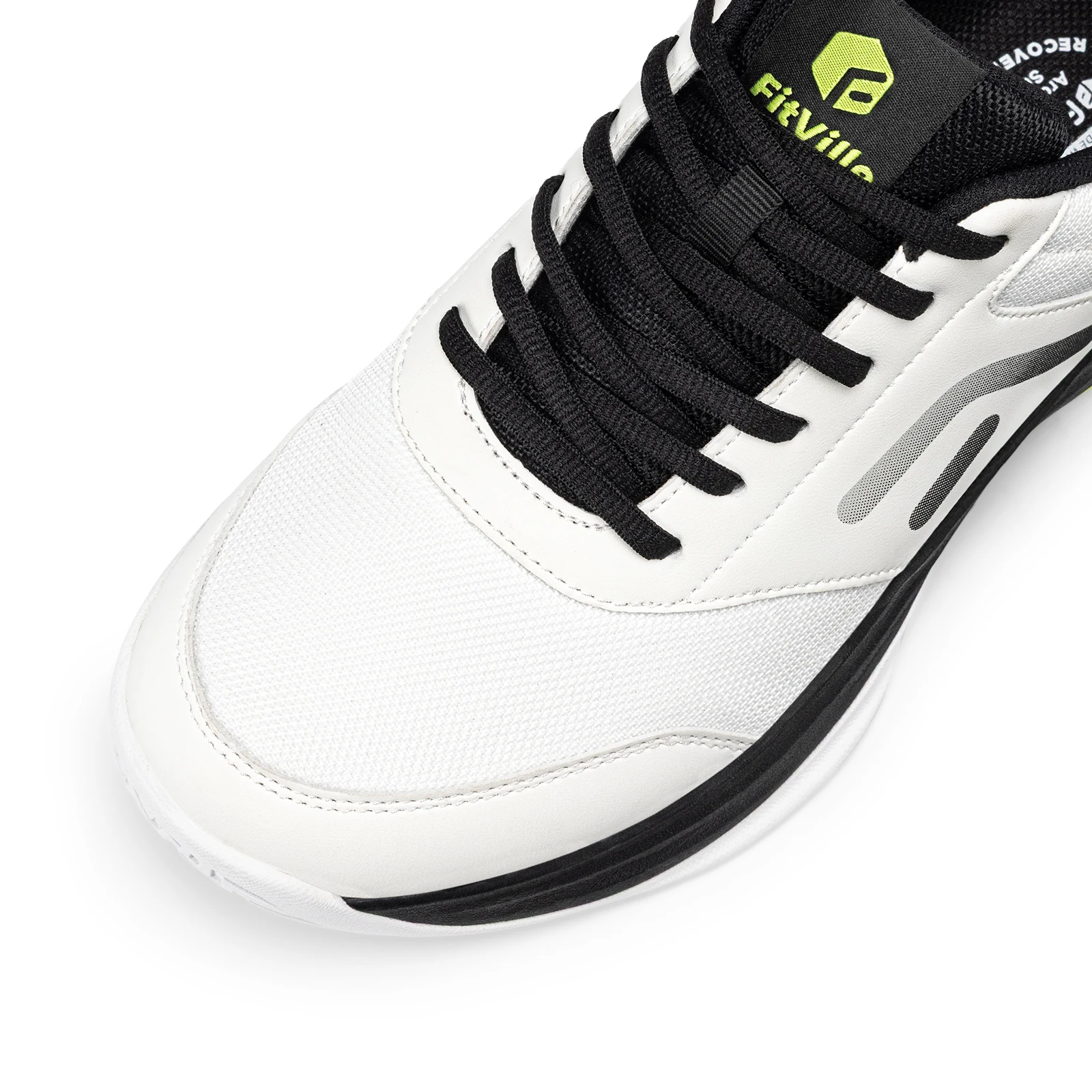 Fitville Pickleball Shoes Extra Wide Table Tennis Shoes for Men Casual Sneakers Hard Court Comfortable Cushioning Baseball Shoe view 5