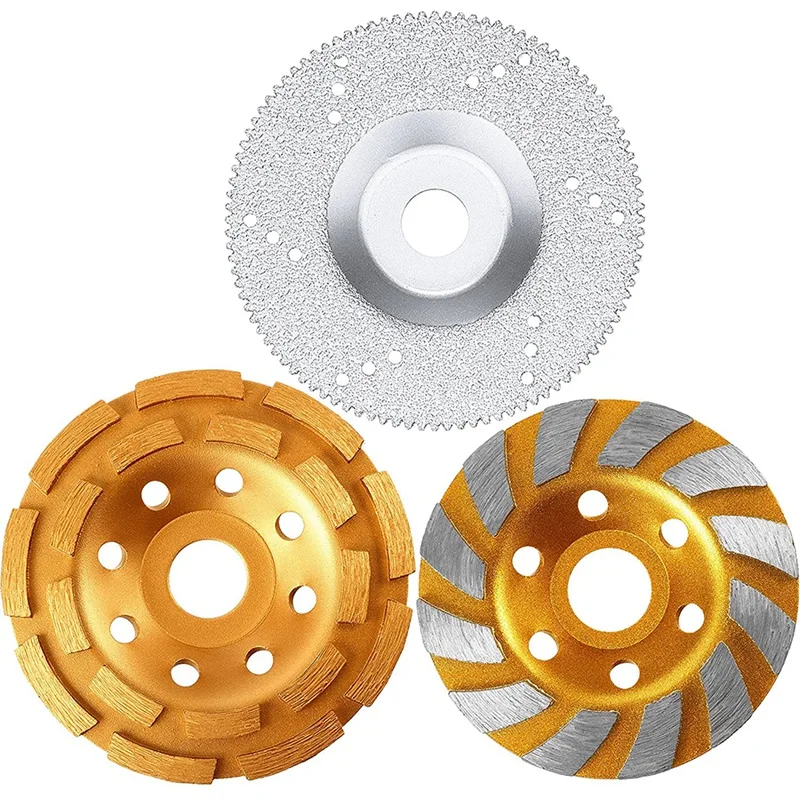 New Diamond Cutting Disc Saw Cutter Double Row Grinding Wheel For Sanding And Polishing Of Masonry Stone Marble Granite