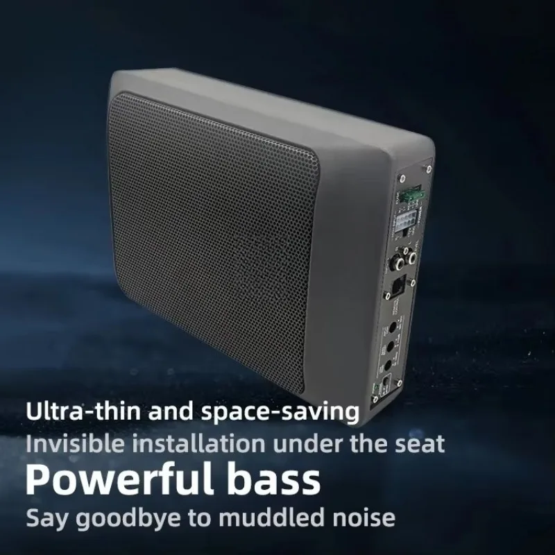 6 * 8 inch aluminum alloy ultra-thin car subwoofer, car SUV audio under the seat, modified subwoofer