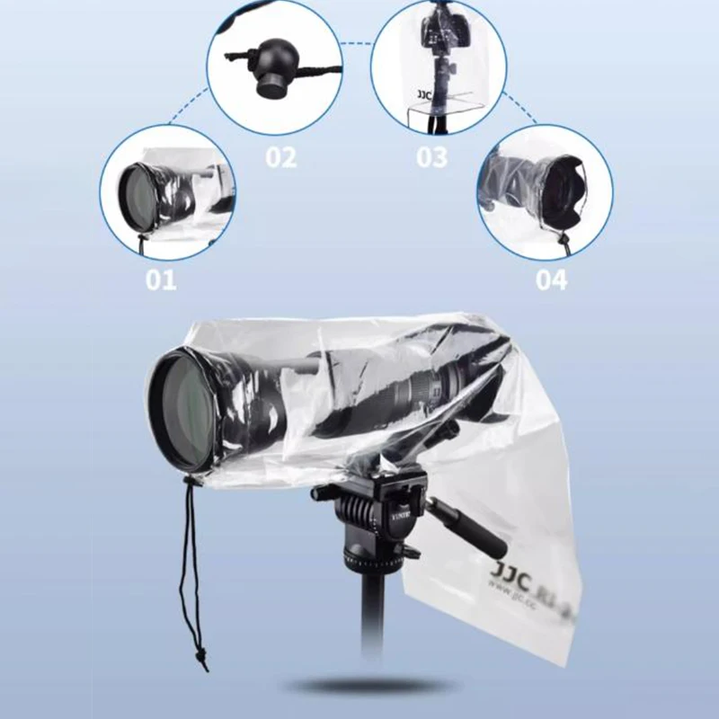 2 قطعة معطف واق من المطر مقاوم للماء كاميرا غطاء للمطر حقيبة حامي ل RI-5/RI-6/RI-S/RI-SF/RI-ST1 كاميرا غير نافذ للمطر اكسسوارات