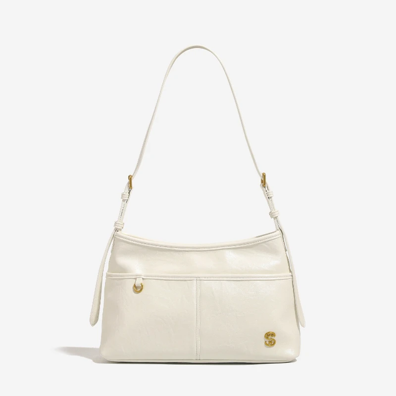 

Trendy Large Capacity Women's Underarm Bags Fashionable Casual Crossbody Bucket Shoulder Bags Zipper Closure Niche Design Purses