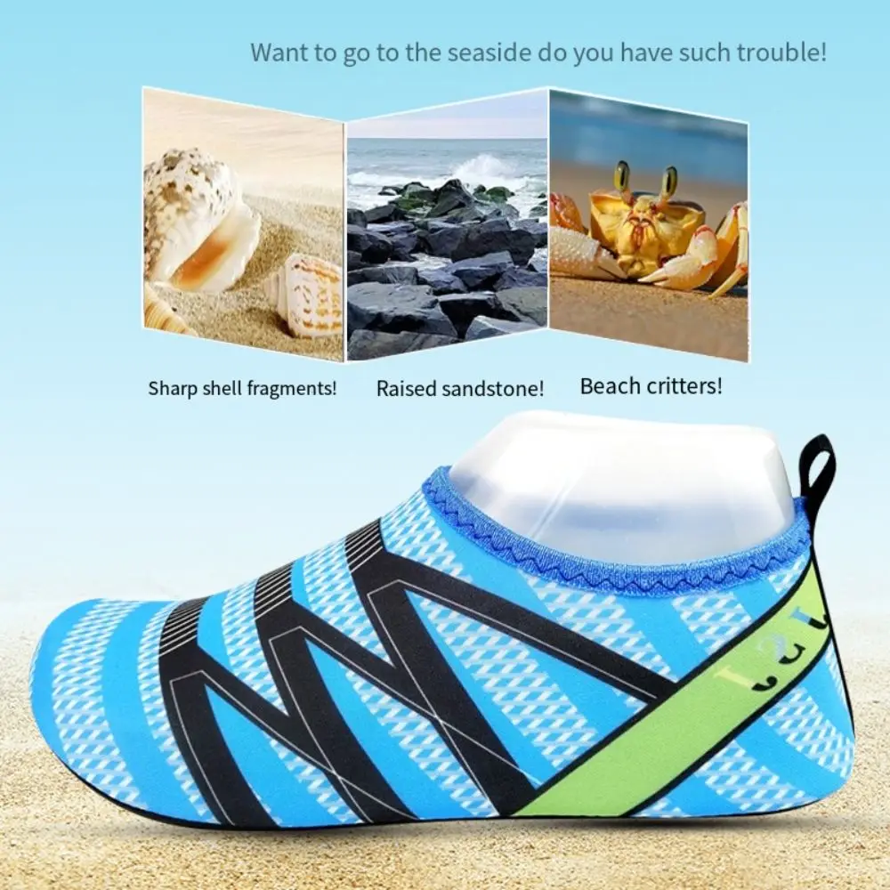 Nnti-slip Quick-Drying Water Shoes Light Flat Surfing Sneakers Unisex Size 34-43 Swimming Sandals Upstream