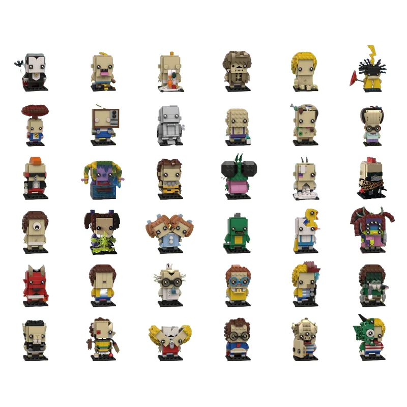 6249 pièces MOC Garbage Pail BricKidz Série complète Brickheadz Modèles de blocs de construction Jouets Architecture Cadeau de Noël Éducation