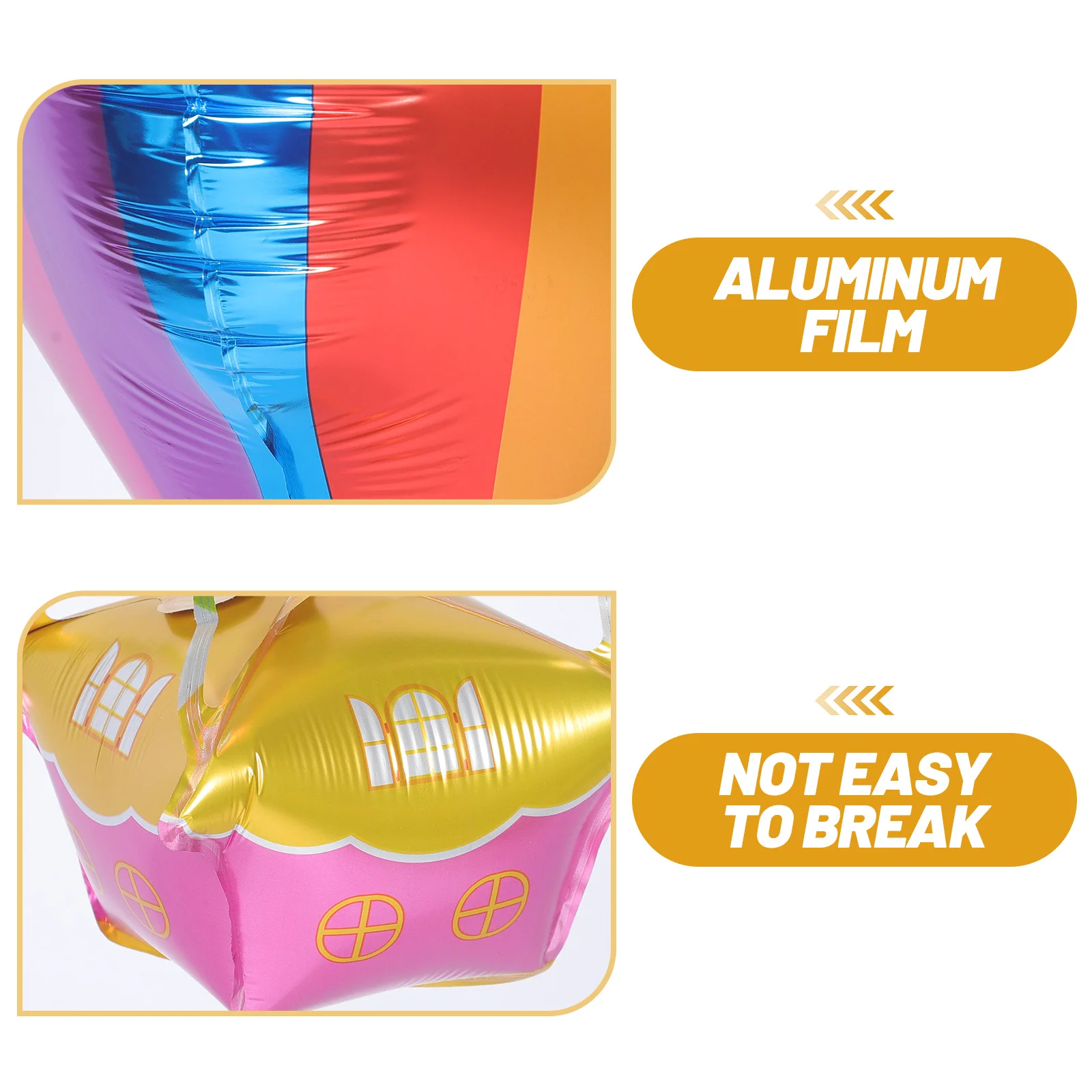 

5Pcs Hot Air Balloon Aluminium Film Balloons Vibrant Party Decorations Birthday Wedding Graduation Festival Supplies