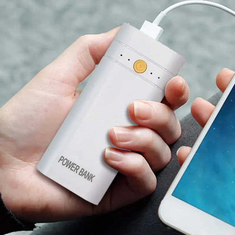 Mobile Charging Bank Case Nesting Design USB Power Bank Case Portable Phone Battery Charging cover Power Bank Accessories