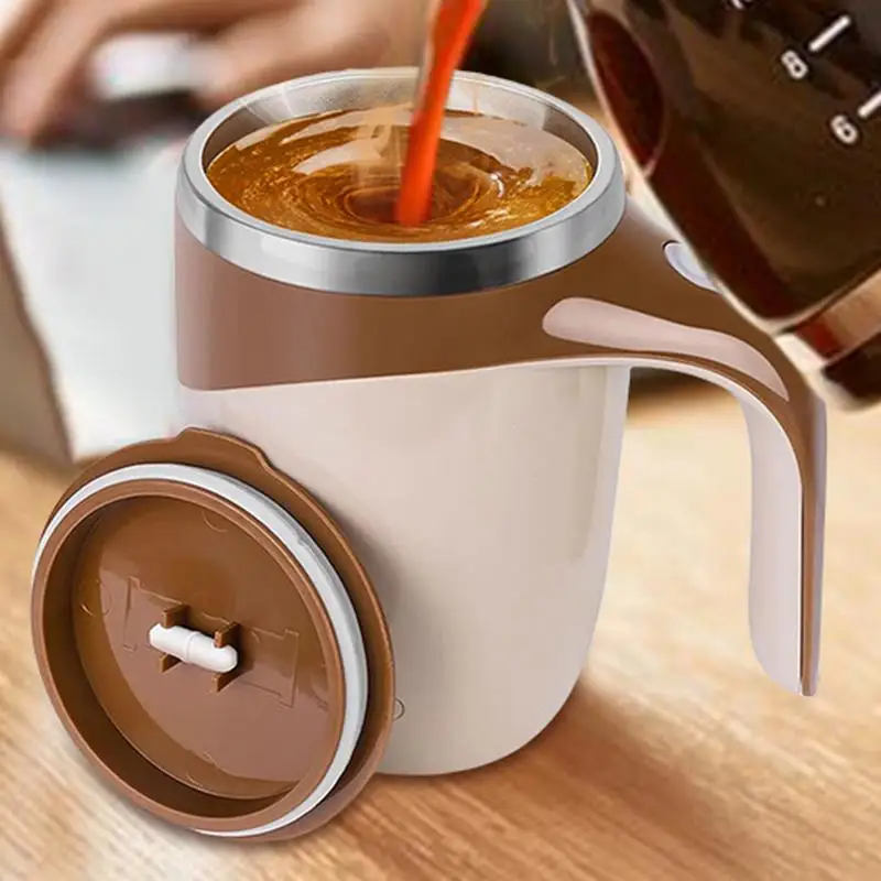 

Магнитная кофейная мешалка, перезаряжаемая автоматическая, тихая, быстрая перемешивающаяся, зарядная кофейная чашка, автоматическая кружка для смешивания с крышкой для молока