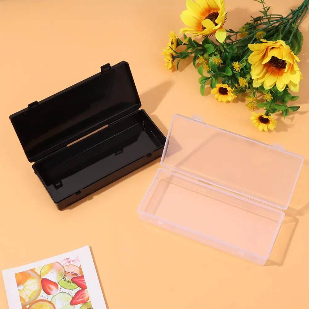 1PC 8 Styles Small Square Clear/Black Plastic Storage Box Jewelry Diamond Embroidery Craft Bead Pill Home Storage Supply