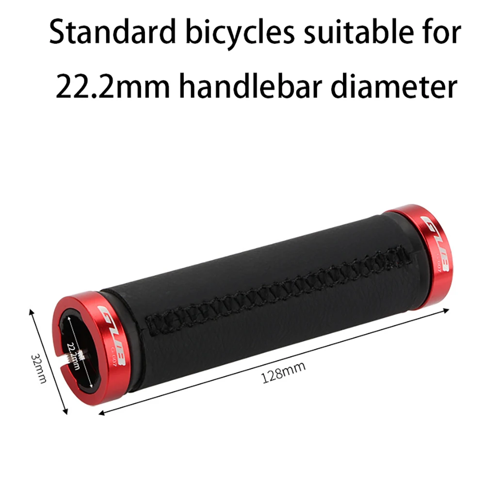 GUB 607 Microfiber Leather Mountain Bicycle Grip, Double-Sided Locking Grip, Matching Parts