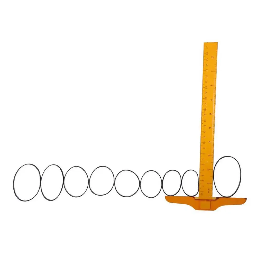 

1Pc Practical Width 6mm GT2 Timing Belt Black Rubber Belt Closed Loop 3D Printers