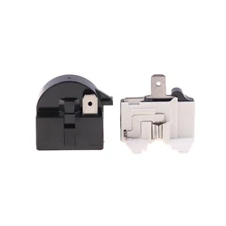 2PCS QP2-4.7 PTC Starter Relay 1 Pin Refrigerator Starter Relay And 6750C-0005P Refrigerator Overload Protector