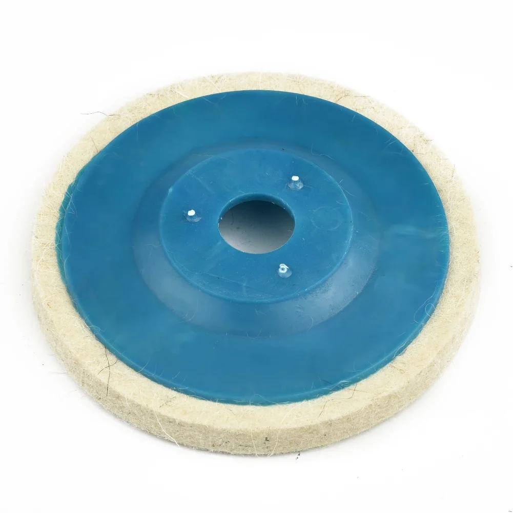 4-inch 100mm Wool Polishing Wheel Polishing Pad Angle Grinding Wheel Felt Polishing Disc For Metal Marble Glass Ceramic