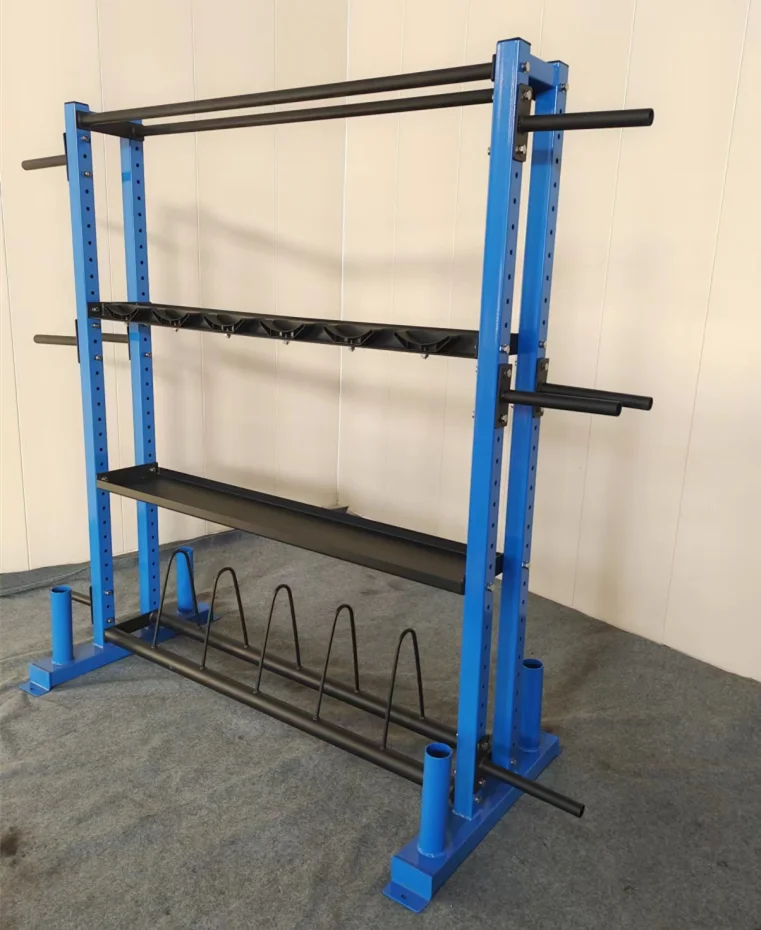 

Gym Fitness Accessories Rack for Kettlebell Barbell Plate Dumbbell Multi Gym Storage Rack
