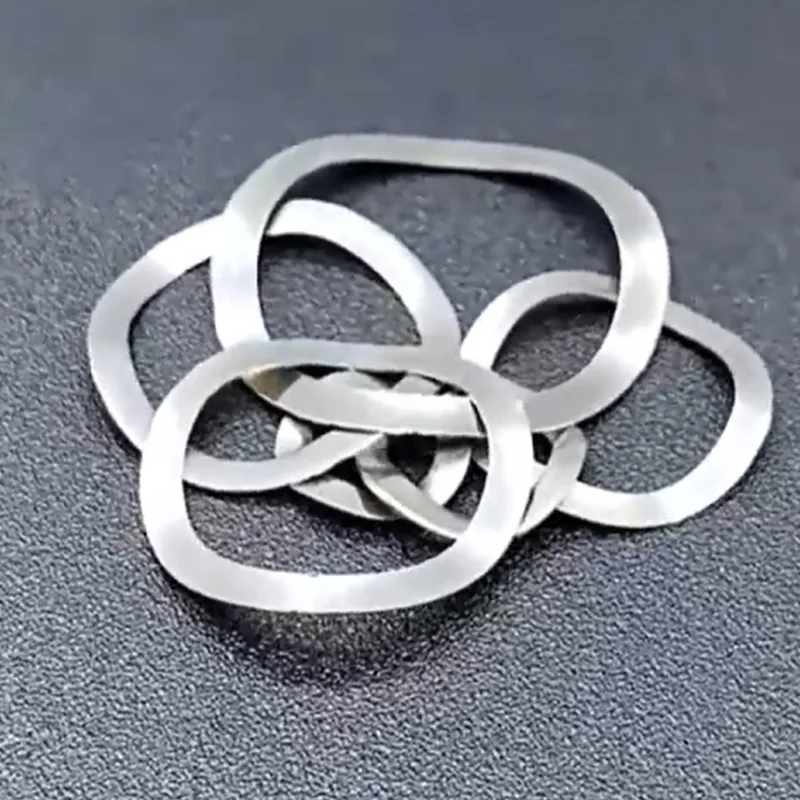 JB7590 304 Stainless Steel Wave Washer M3 M4 M5 M6 M8 M10 M12 M14 M16 M19 M21 M23 M25-M51 Wave Crest Type Gasket Spring Washer