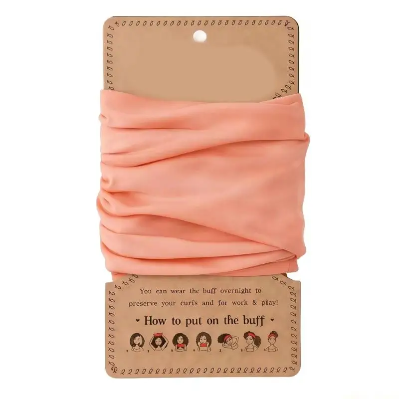 

31BF Creative Curly Pineapple HairBand Women Girl Fashion Hair Scarf Wide Headwrap