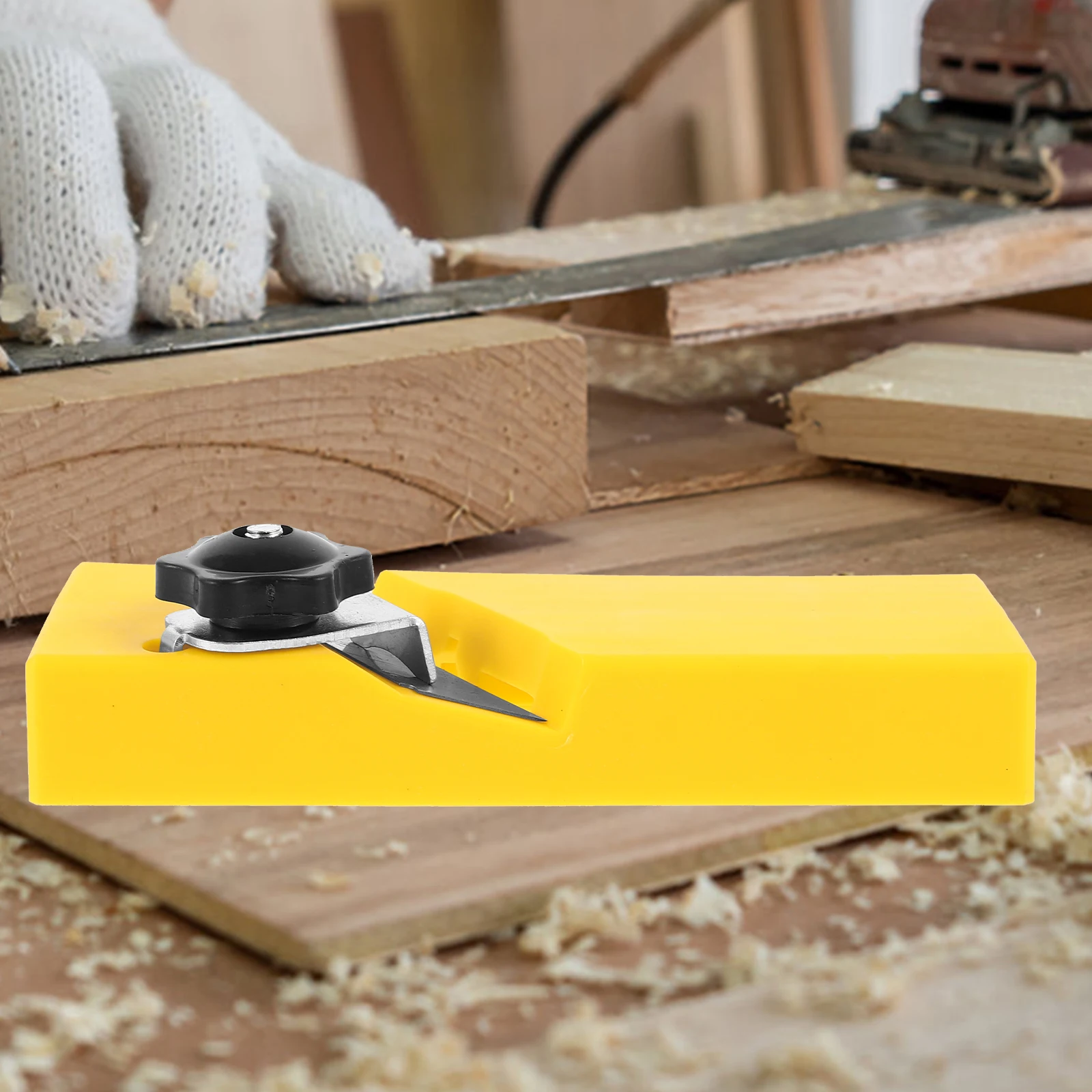 

Manual Woodworking Planer Edger Chamfer Tool Hand Operated Banding Tools ABS Planers Double Slot A Style Edge Trimming Efficient
