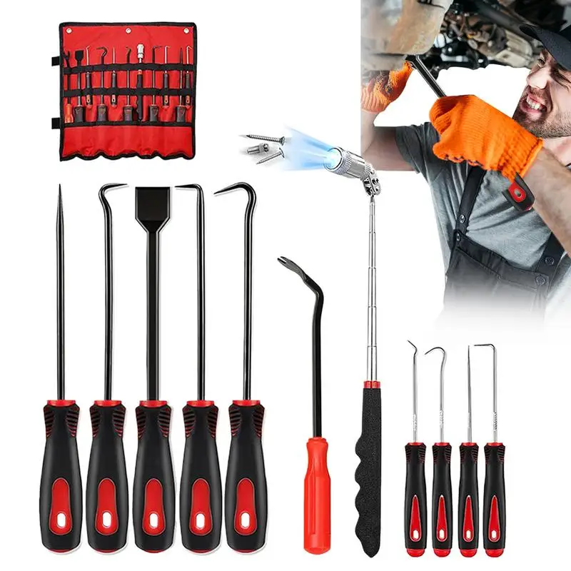 

Car Maintenance Tool Set Metal Multipurpose Hook And Pick Tool 11PCS Auto Repair Tool Set Hook And Pick Set For Repairing Car