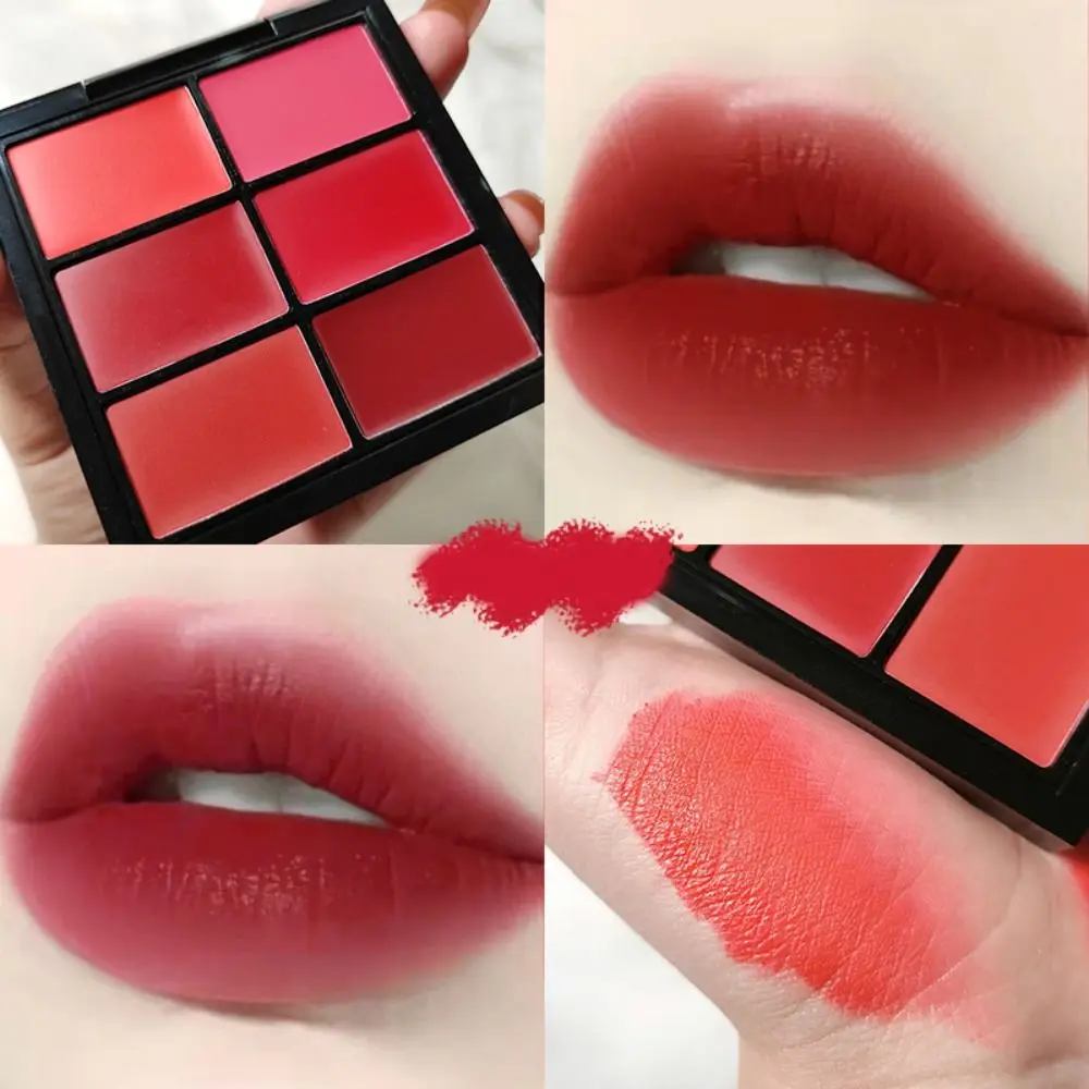 

Non-Sticky Cup 6/9 Color Lipstick Palette Waterproof Moisturizing Matte Lip Gloss Palette Professional Long Lasting Women